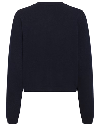 Gestuz - GZMani Multi Cardigan - Skycaptain/Brown/Yellow Plum